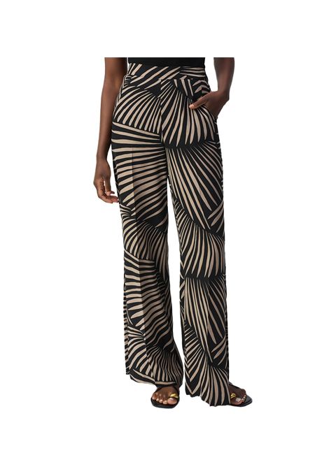 Pantalone Joseph Ribkoff donna 251085 Fantasia gamba larga elastico in vita vestibilità comoda JOSEPH RIBKOFF | 2510854220